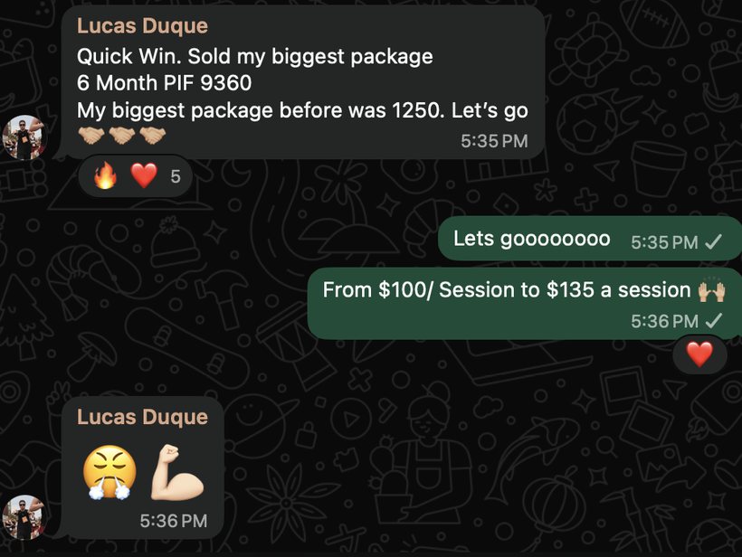 Lucas Duque client win