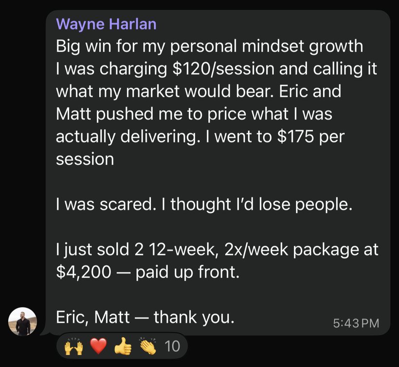 Wayne Harlan client win