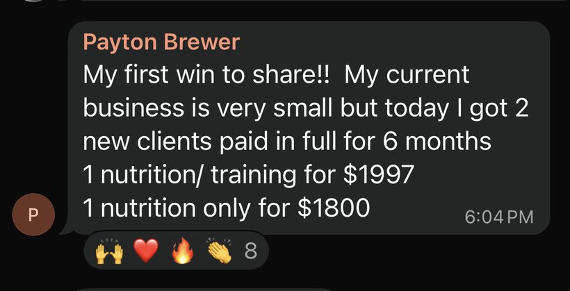 Payton Brewer client win