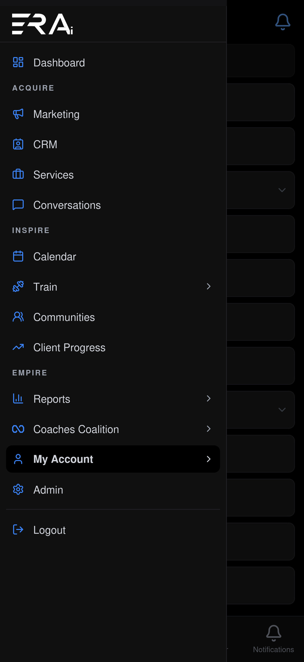 In-app support screenshot 1