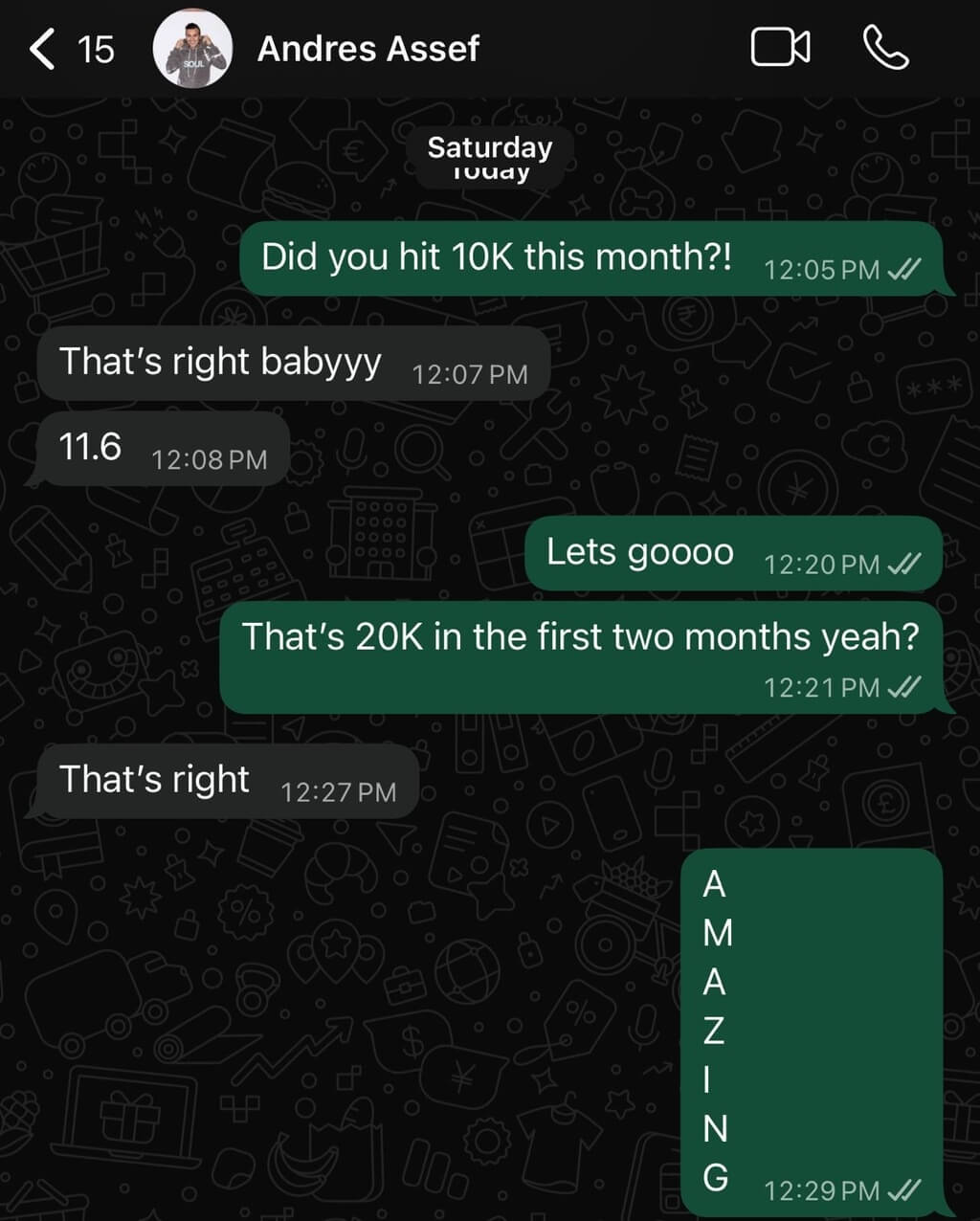 Testimonial screenshot 13